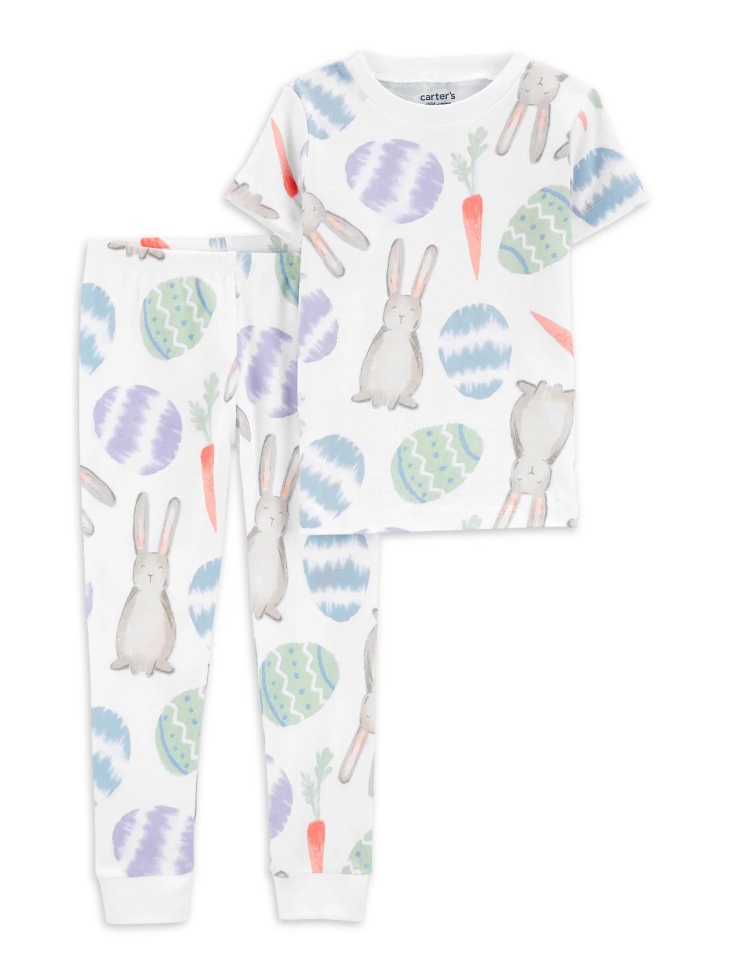 Carter's Child of Mine Toddler Unisex Easter Pajama Set, 2-Piece, Sizes 12M-5T - Walmart.com | Walmart (US)