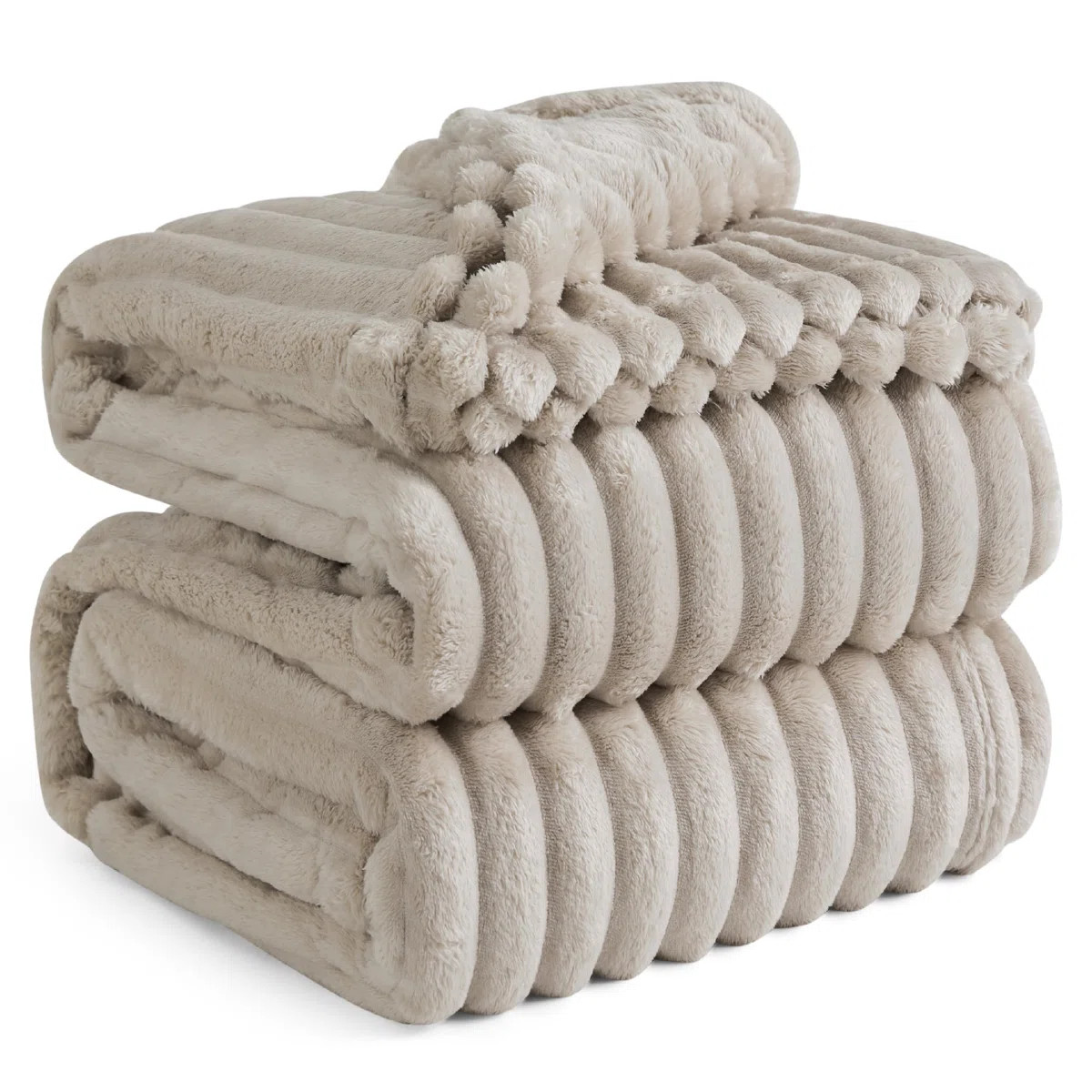 Essential Bedsure 98% Polyester 299gsm Soft Cozy Flannel Fleece Blanket For Bed&Couch GentleSoft... | Wayfair North America