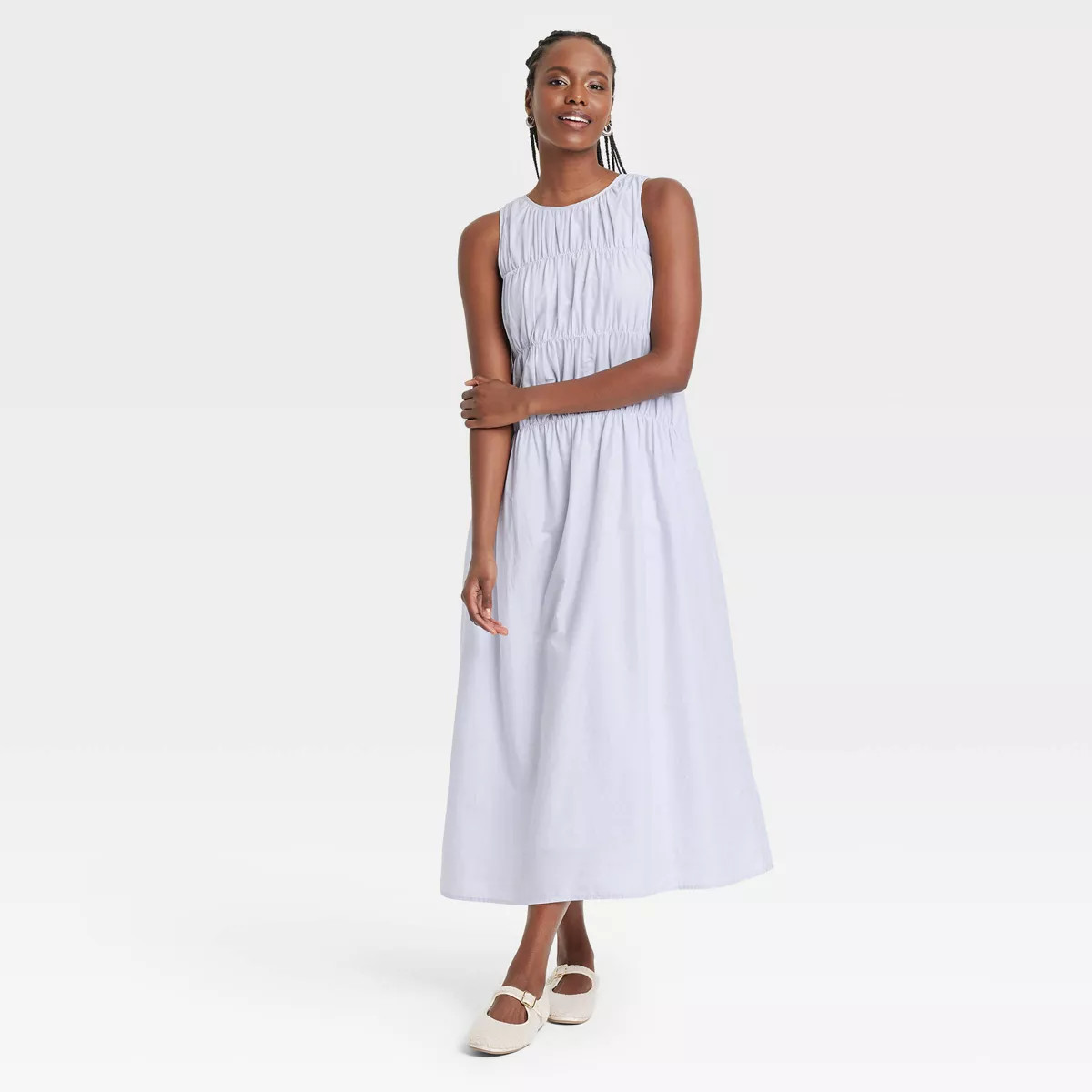 Women's Ruched Maxi A-Line Dress - Universal Thread™ | Target