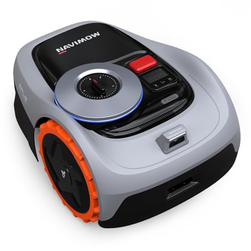 Segway Navimow i105N Robot Lawn Mower Perimeter Wire Free 1/8 Acre RTK+Vision Robotic Lawnmower, AI-Assisted Mapping, Virtual Boundary, APP Control, 58dB(A) Quiet, Multi-Zone Management | Amazon (US)