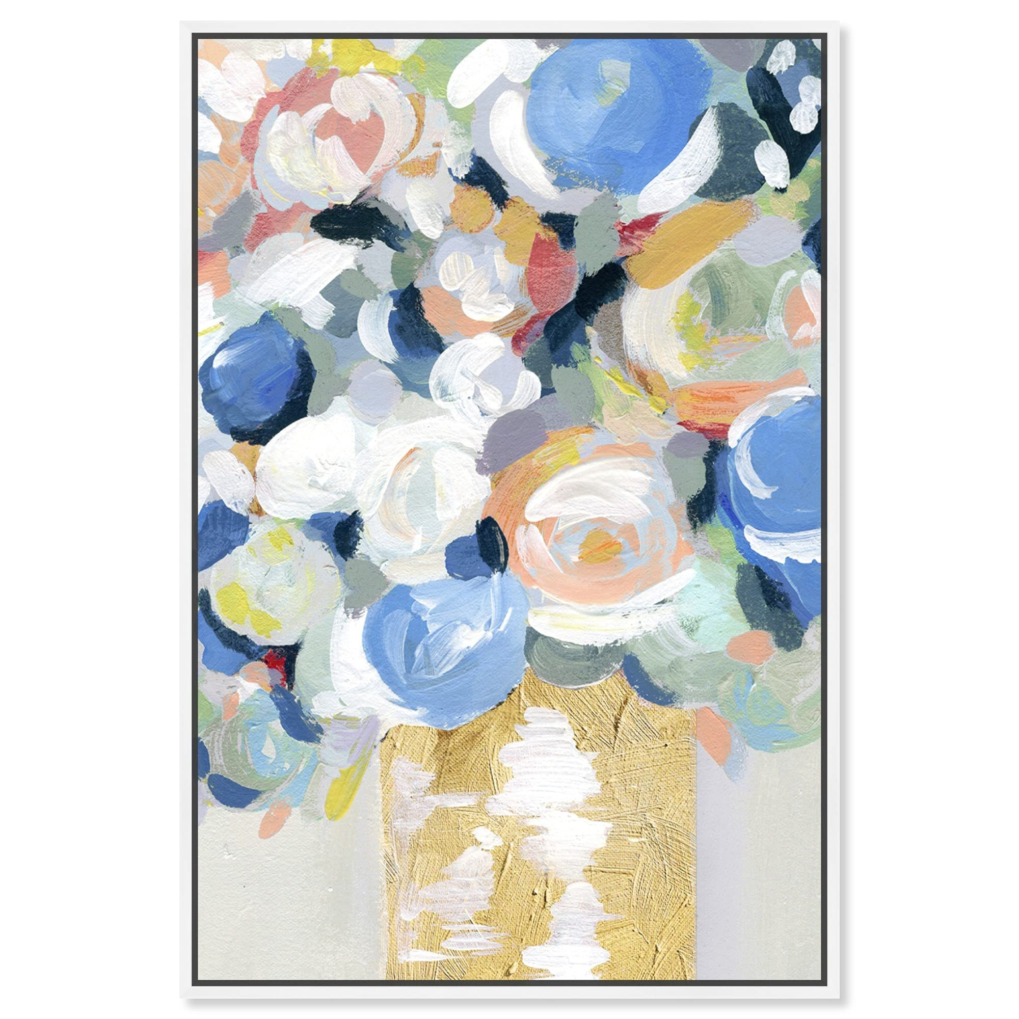 The Oliver Gal Artist Co. Floral and Botanical Wall Art Framed Canvas Prints 'Bouquet Tall' Florals | Amazon (US)