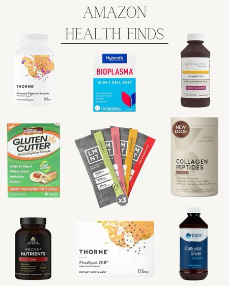 Amazon Health Supplement Favorites 
#health #amazonfinds #healthsupplements #collagen #electrolytes #probiotics #digestiveenzymes #guthealth #immunesupport #elderberry #iron  