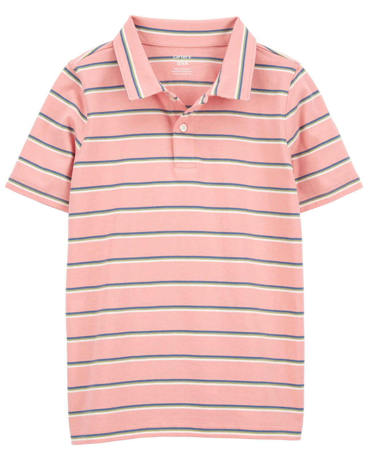 Kid Striped Jersey Polo | Carter's
