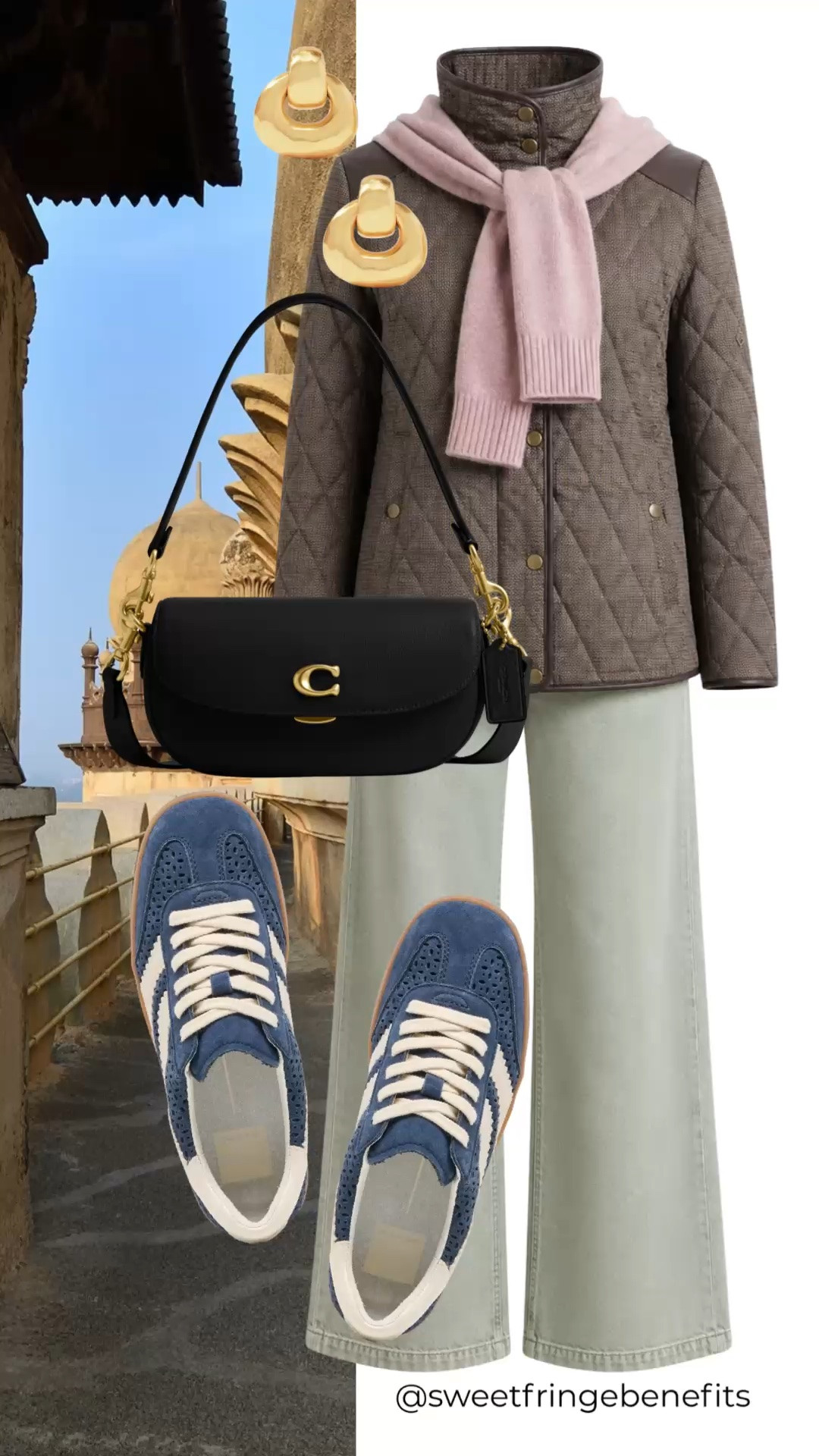 This quilted jacket is the perfect lightweight layer for fall. Paired with wide leg denim, classic blue sneakers, a soft pink sweater, and a timeless black shoulder bag for an elevated everyday look.

💡 LTK MADE EASY
❤️ Heart = Support my posts!
🔖 Save = Get sale & restock alerts
📋 Lists = Keep favorites organized
📲 Share = Send lists and products to a friend. Hello, Christmas List!
💬 Comment = Ask me anything about what I'm wearing.:-)

#LTKootd #LTKgrwm #LTKOver40