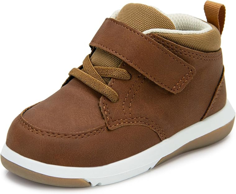 SKYWHEEL Toddler Shoes Boys Ankle Support Boots High Top Casual Stain Resistant Sneakers for Fall... | Amazon (US)