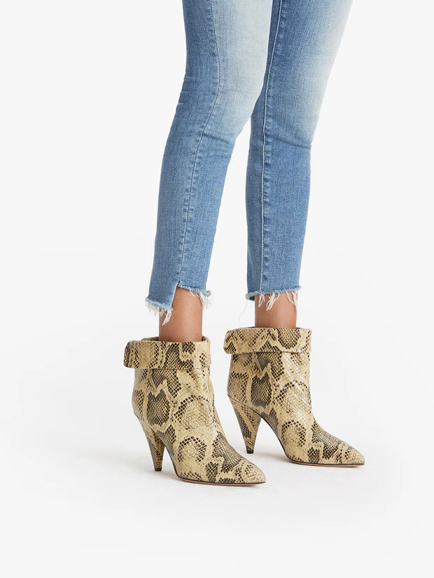 Stunner Zip Ankle Step Fray - Camp Expert | Mother Denim