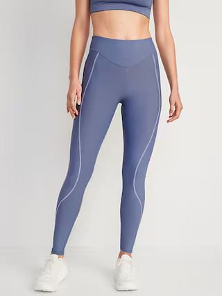 High-Waisted PowerSoft Hidden-Pocket 7/8-Length Leggings for Women | Old Navy (US)
