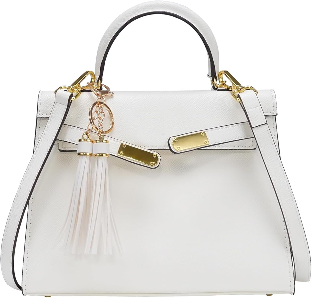 Leather Crossbody Bag and Purses for Women - Luxury Shoulder Handbags with Adjustable Strap Cross... | Amazon (US)