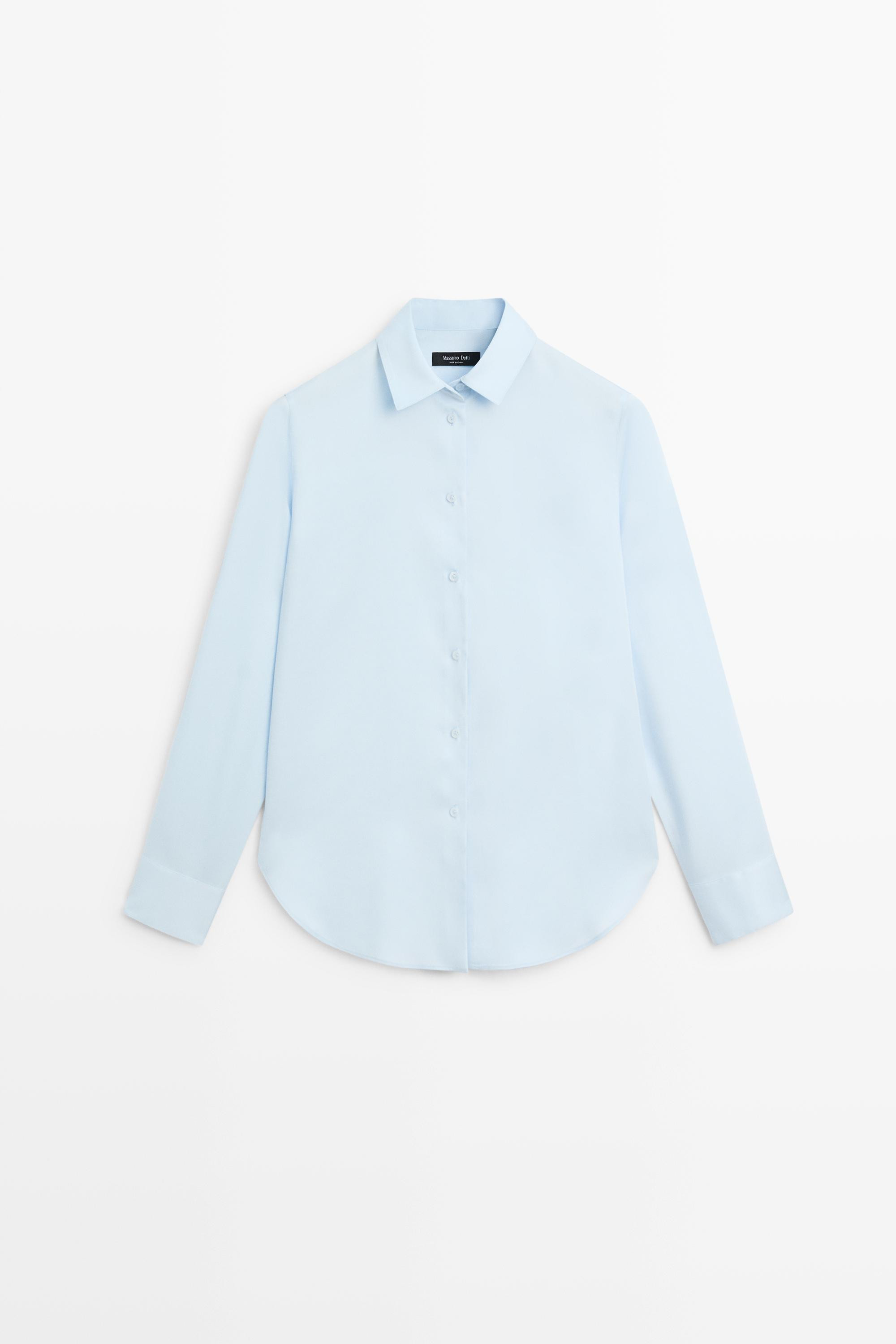 Lyocell flowing shirt | Massimo Dutti UK
