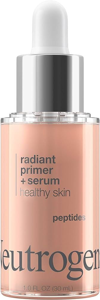Neutrogena Healthy Skin Radiant Booster Primer & Serum, Skin-Evening Serum-to-Primer with Peptide... | Amazon (US)