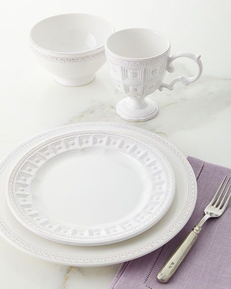 Neiman Marcus White Tile 16-Piece Dinnerware Set | Neiman Marcus