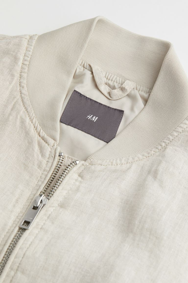 Linen Bomber Jacket | H&M (US + CA)