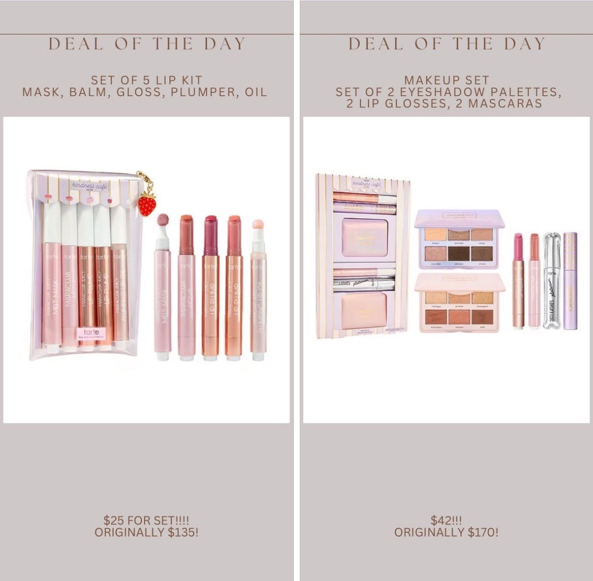 My favorite tarte deal of the year!!!! Gift sets additional markdown! The lip set & eyeshadows are some of my favorites / I use every time I wear makeup! 

#LTKGiftGuide #LTKSaleAlert #LTKBeauty