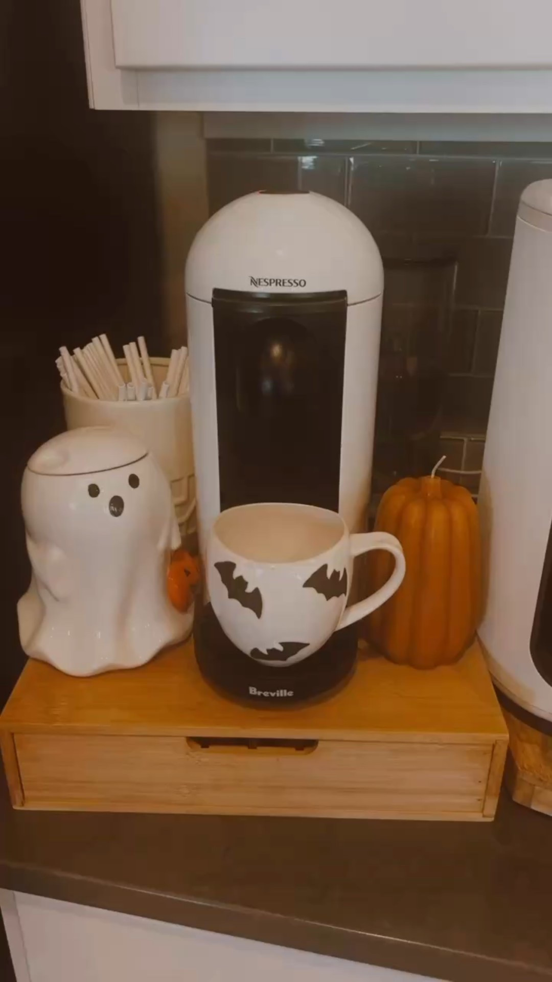 Halloween spooky coffee bar