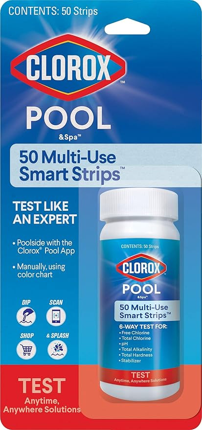 Clorox Pool&Spa My Pool Care Assistant, 50 Test Strips | Amazon (US)