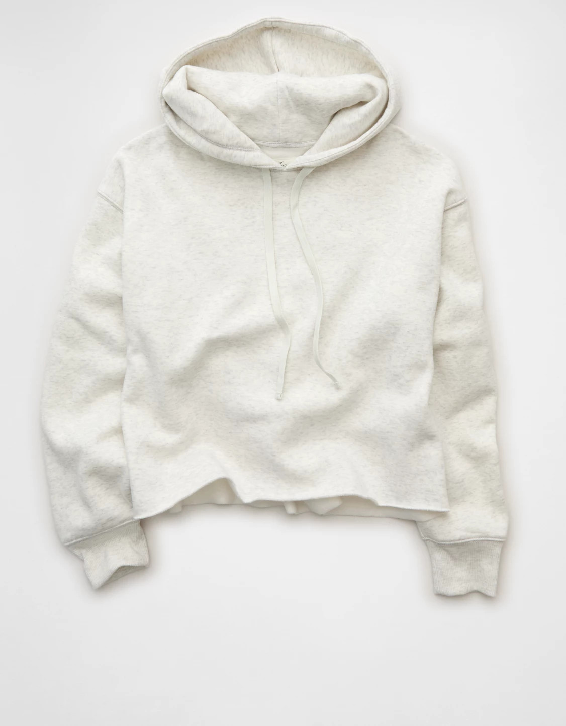 AE Everyday Luxe Cut-Off Hoodie | American Eagle Outfitters (US & CA)