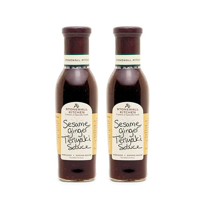Stonewall Kitchen Sesame Ginger Teriyaki Sauce, 11 Ounces (Pack of 2) | Amazon (US)