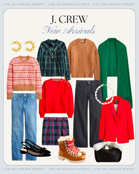 Cute new holiday inspired arrivals from J Crew. Loving these cozy sweaters, blazer, cashmere shawl, cute jeans, winter boots, plaid skirt, plaid top and festive heels. And many of it is on sale today!
.
#ltksalealert #ltkholiday #ltkseasonal #ltkfindsunder50 #ltkfindsunder100 #ltkstyletip #ltkover40 #ltkshoecrush #ltkworkwear #ltkcyberweek

#LTKfindsunder50 #LTKHoliday #LTKsalealert