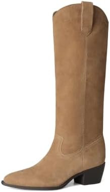 DREAM PAIRS Suede Knee High Fall Tall Boots for Women | Amazon (US)