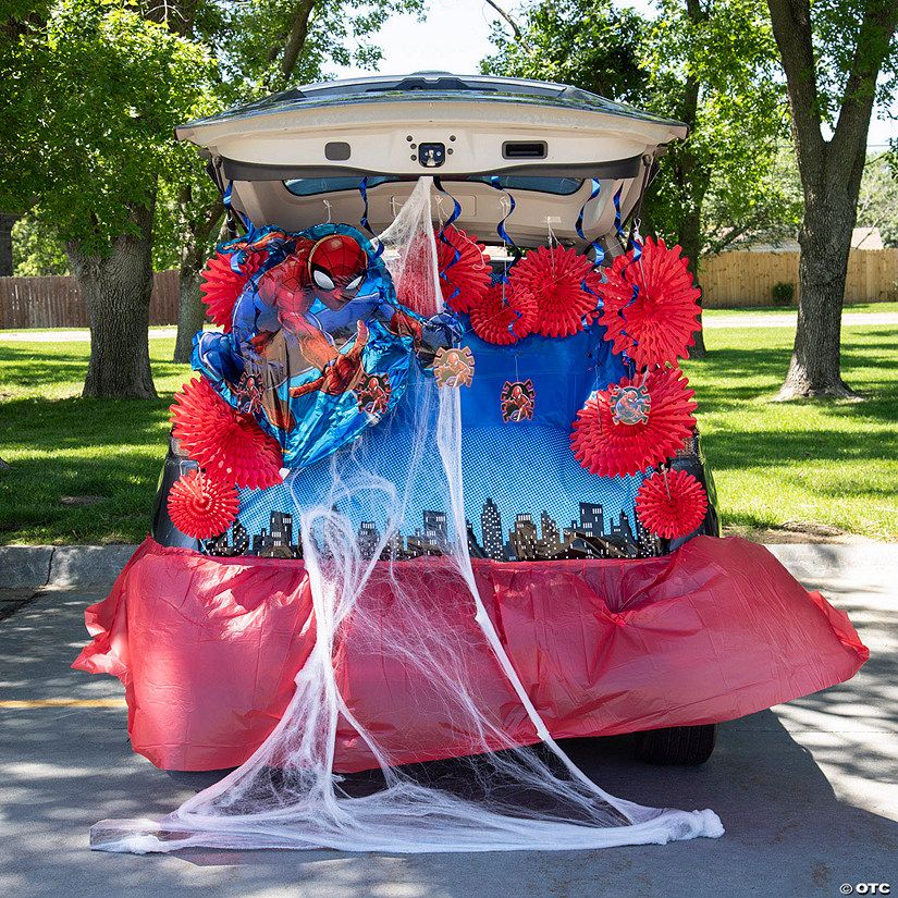 Spider-Man™ Red & Blue Trunk-or-Treat Decorating Kit - 33 Pc. | Oriental Trading Company