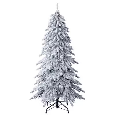 Tree Classics by Balsam Hill 5-ft Snowy Pine Pre-lit LED Artificial Christmas Tree | Lowe's