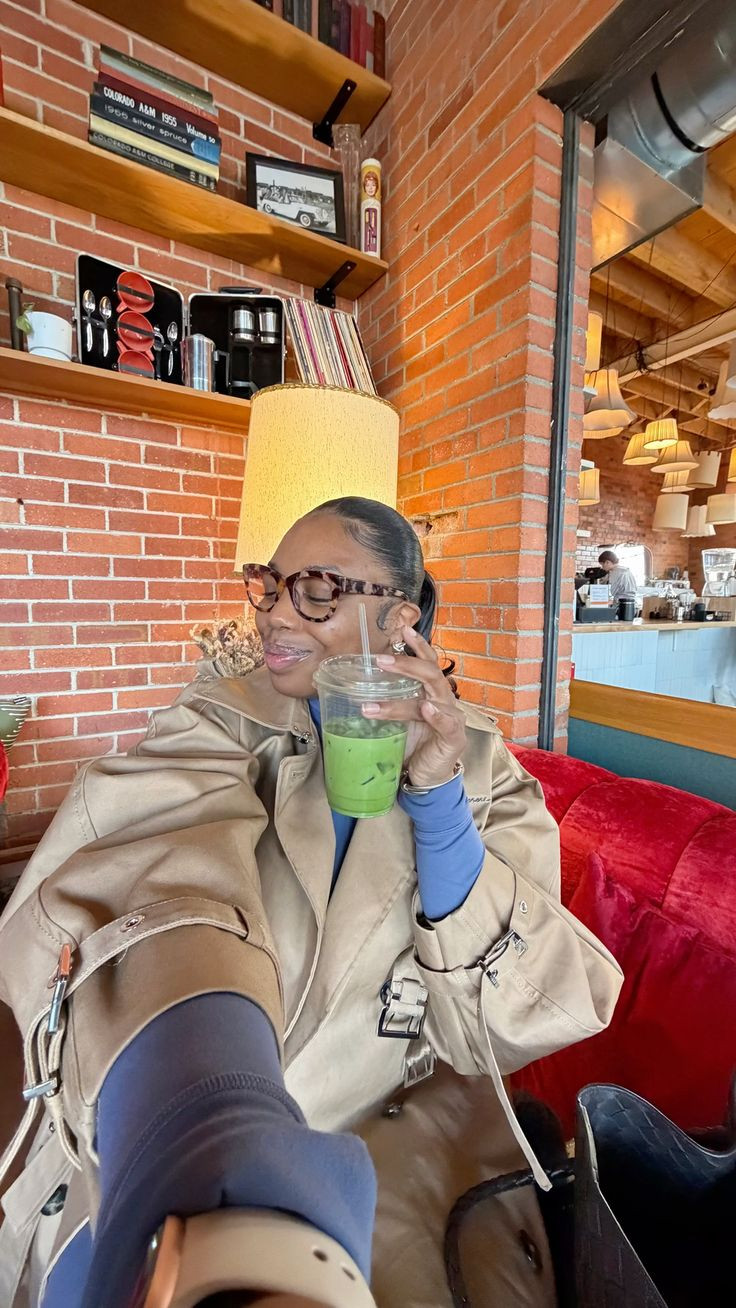 love a good matcha and cafe day 
 

 #LTKdayinmylife #LTKootd