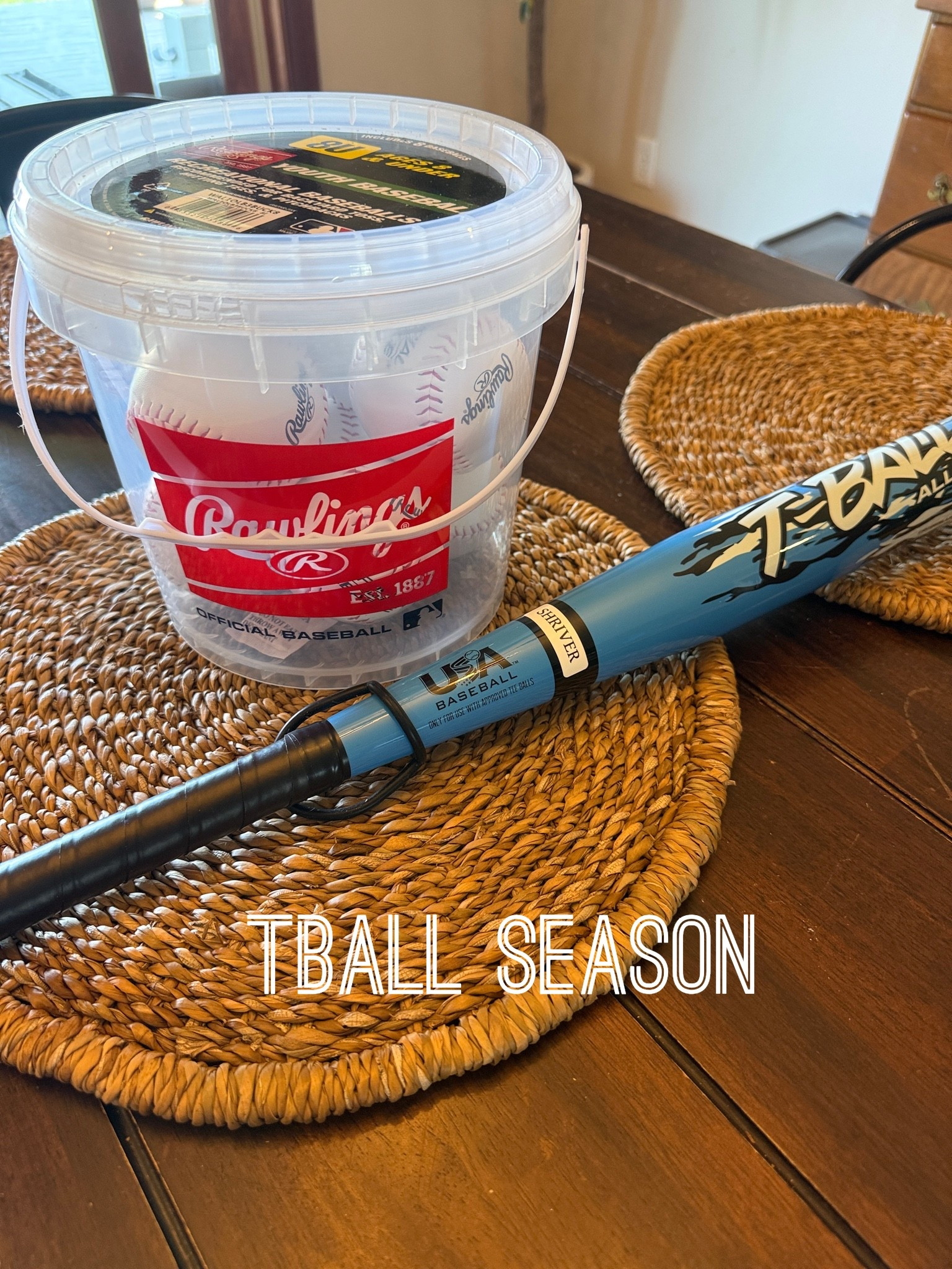 Tball season is here! We used this combo last year and the extra balls are so helpful for practice! #ltkkidssports #ltktball #ltkkids