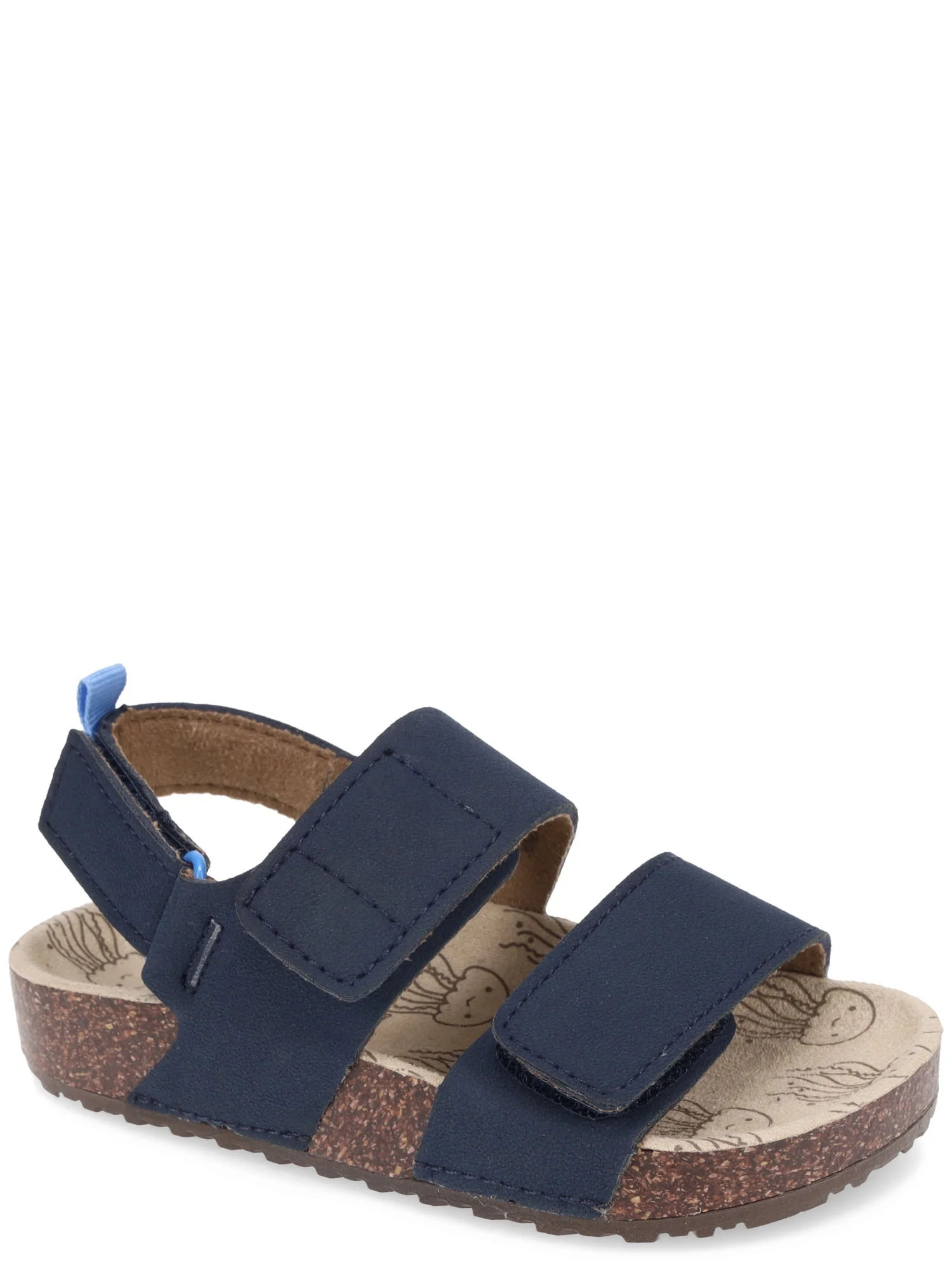 Wonder Nation Toddler Boys Two Strap Footbed Sandals | Walmart (US)