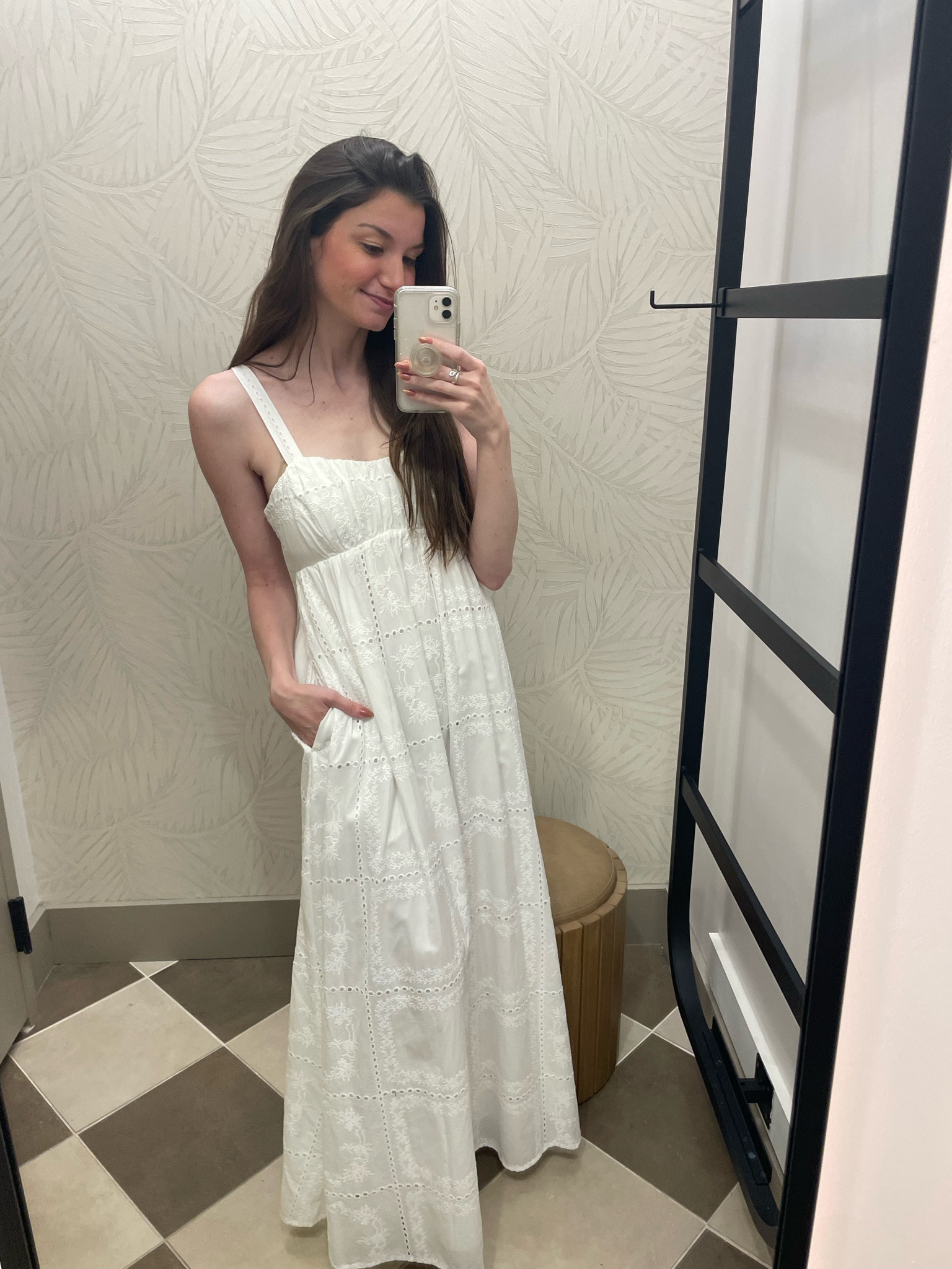 Eyelet maxi dress @abercrombie

#LTKootd #LTKSeasonal