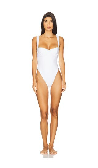 Lovers and Friends Taleen One Piece in White. - size M | Revolve Clothing (Global)