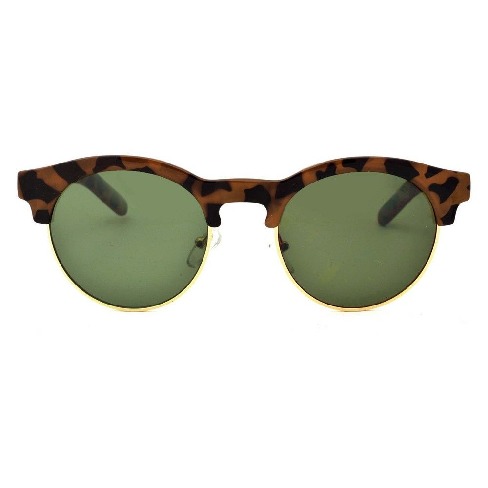 Women's Clubmaster Sunglasses - A New Day Brown, Size: Small | Target