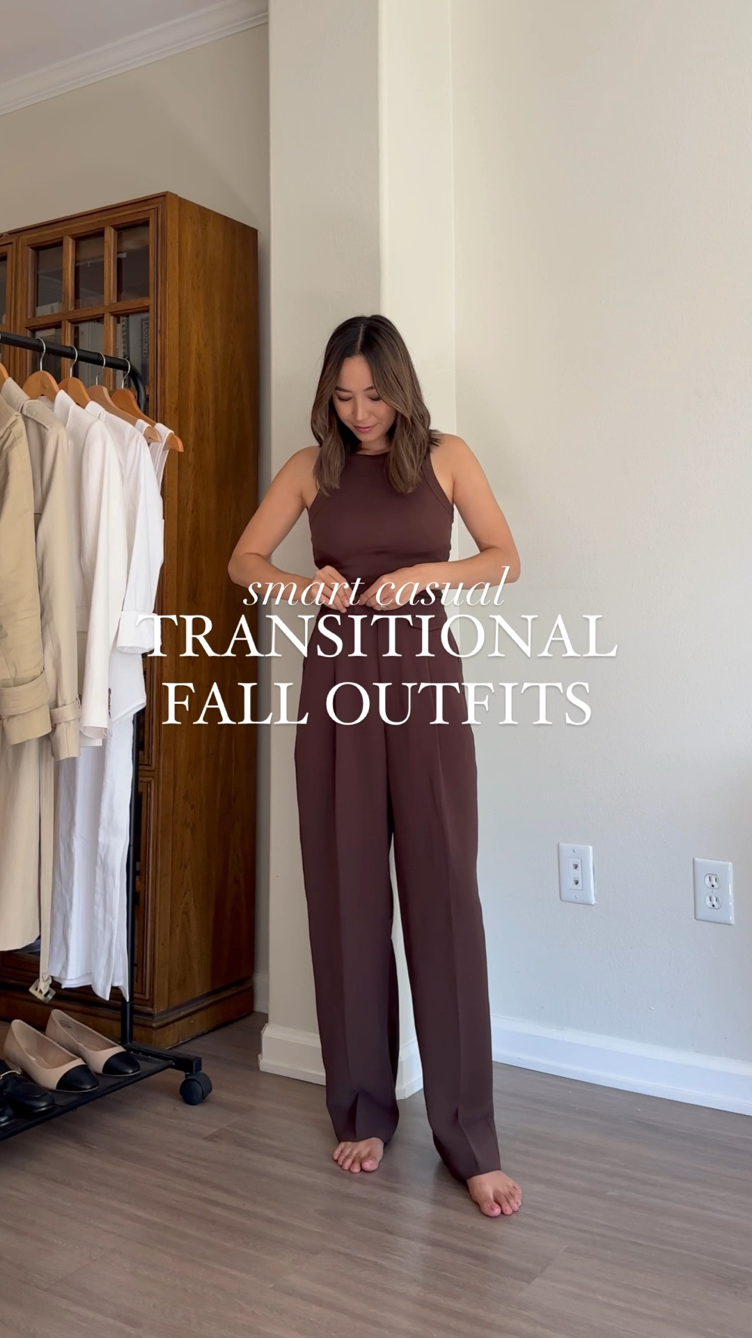 Smart casual transitional fall outfits from Madewell

Tops extra small true to size 
Brown pants runs, big, recommend sizing down one 
Wide leg jeans 23 standard (i size down two sizes at madewell)
Booties tts
Leather jacket, extra small 

#LTKSeasonal #LTKsalealert #LTKstyletip