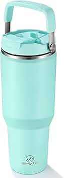 Gpeng 40 oz Tumbler with Handle, Water Bottles with Straw Lid, Insulated Stainless Steel Travel M... | Amazon (US)