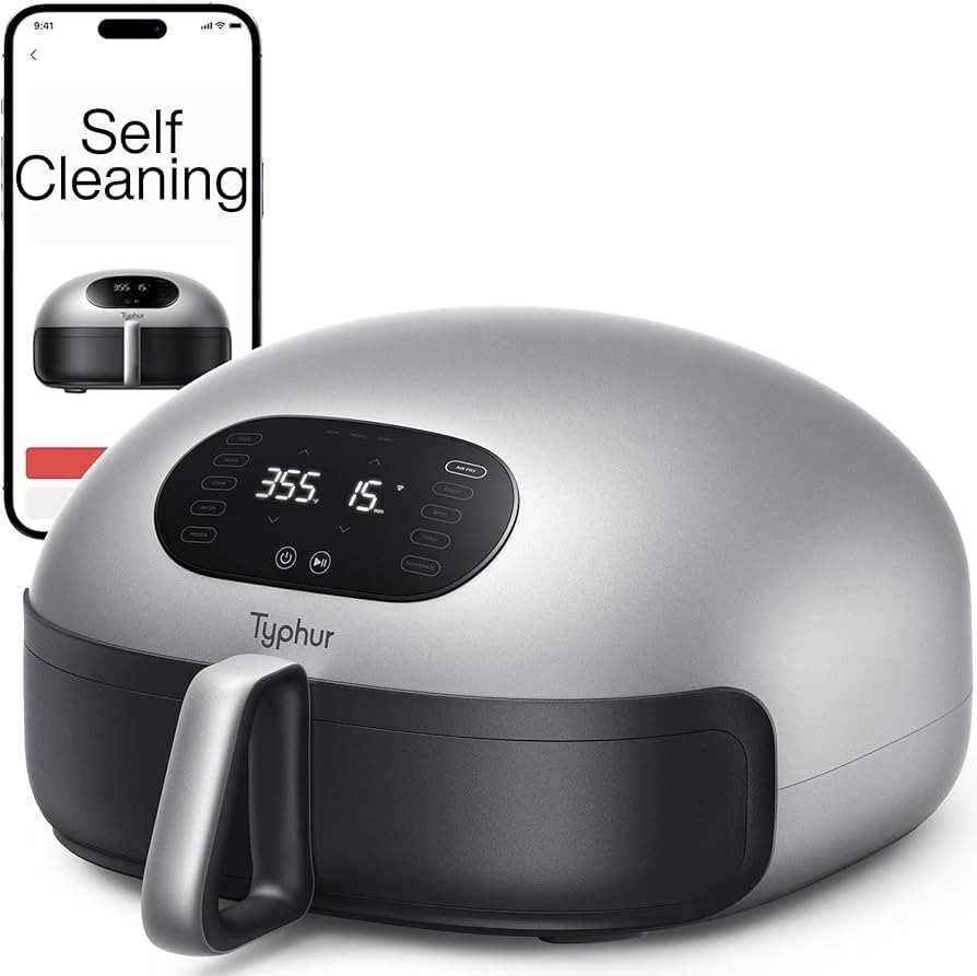 Dome Air Fryer, No.1 Cooking Speed Large Air Fryer with Superior Airflow, Self-cleaning Smart Dig... | Amazon (US)