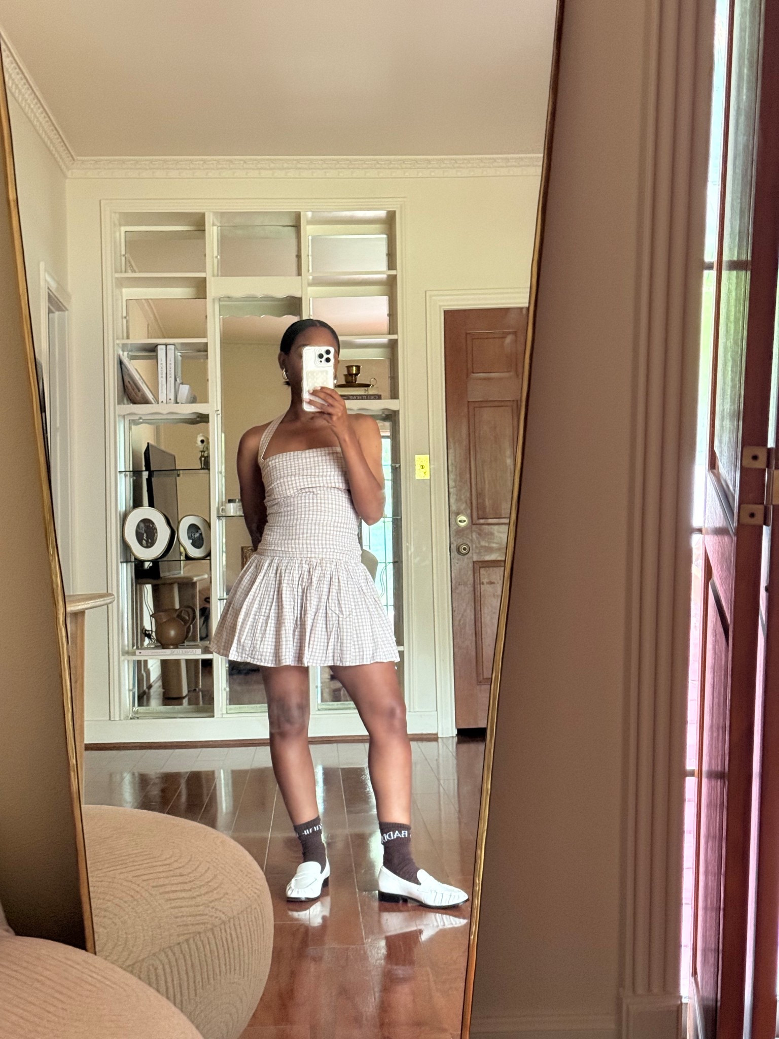 Halter mini dress, loafers, baddie socks 

#LTKStyleTip #LTKSaleAlert #LTKShoeCrush