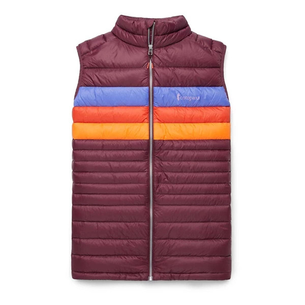 Women's Cotopaxi Fuego Down Vest 2X Wine Stripes | Scheels