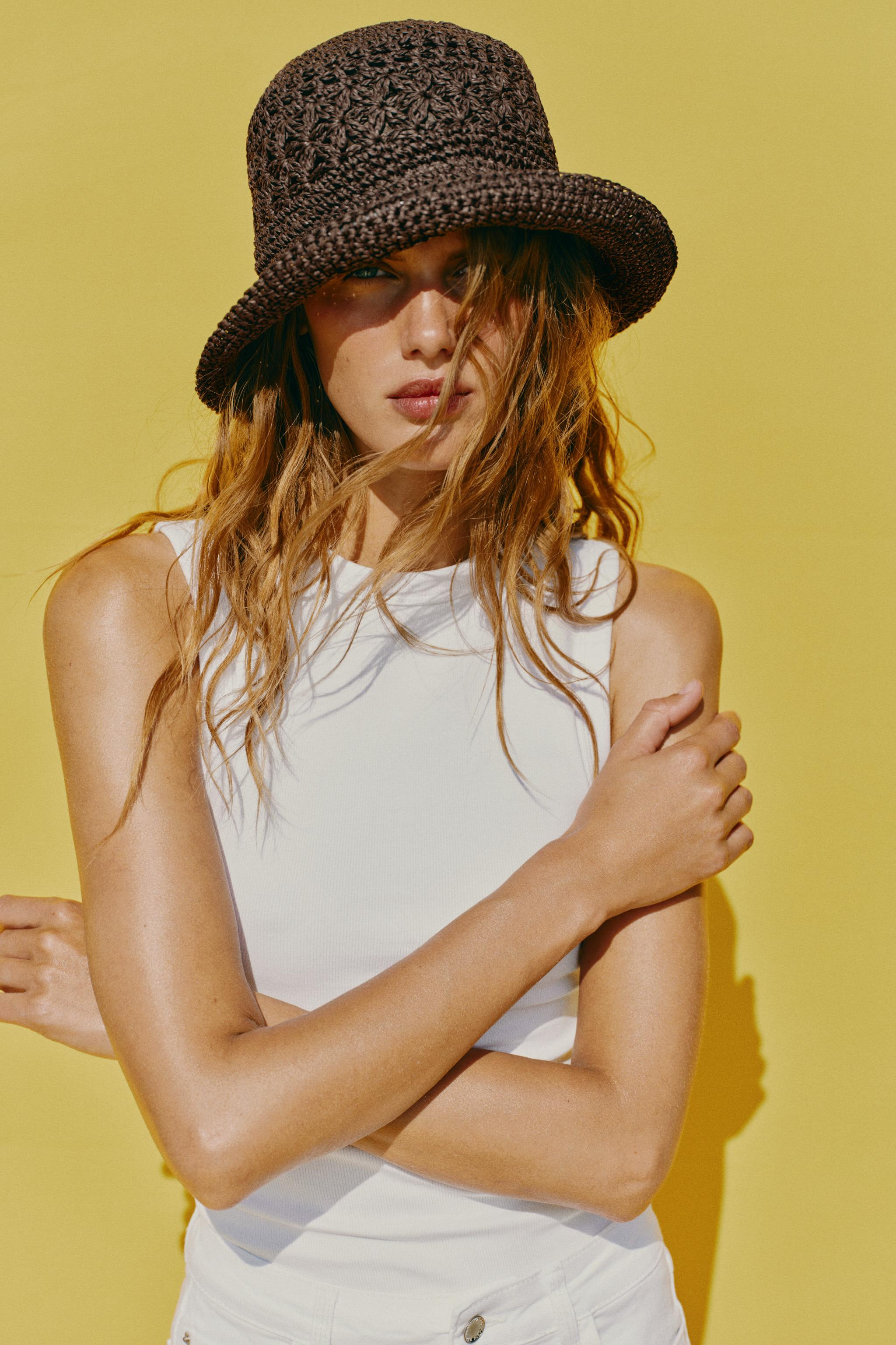 WOVEN BUCKET HAT | Zara US