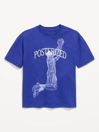 Oversized Short-Sleeve Graphic T-Shirt for Boys | Old Navy (US)