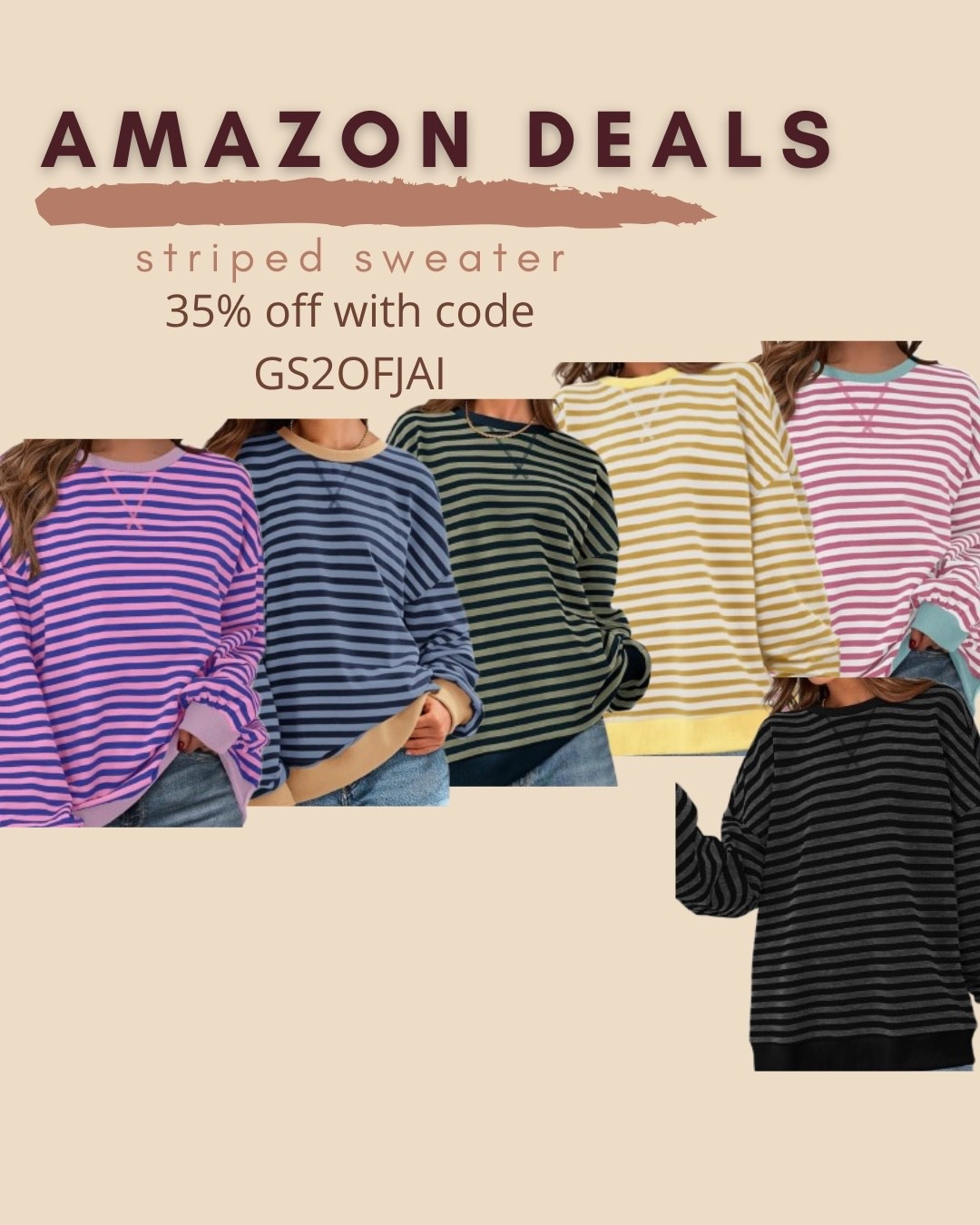 $20 ends 7/14

Amazon fashion
Amazon deals
Striped sweater
Oversized sweater
Casual outfit

#LTKSaleAlert