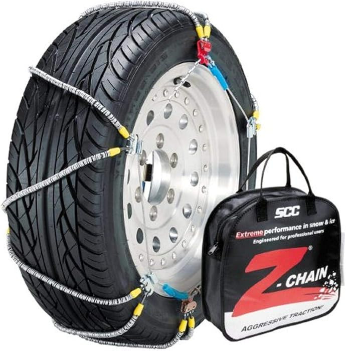 SCC Z-575 Z-Chain Extreme Performance Cable Tire Traction Chain - Set of 2,Silver | Amazon (US)