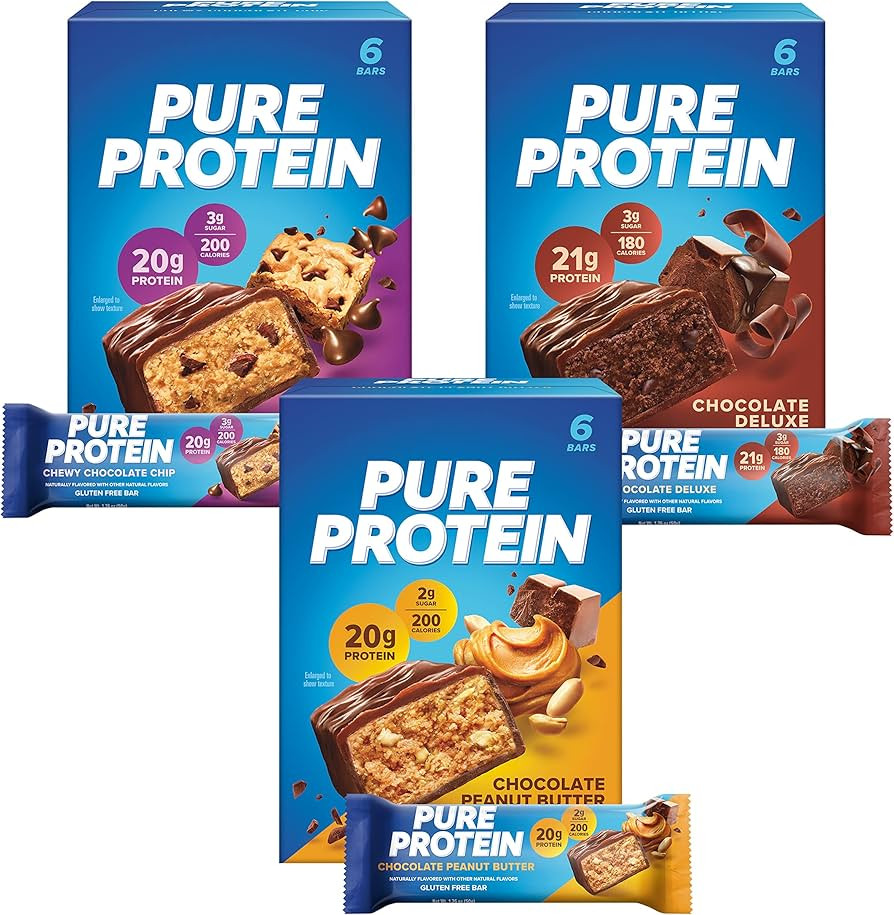 Pure Protein Bars Chocolate Variety Pack (18 ct) | Amazon (US)