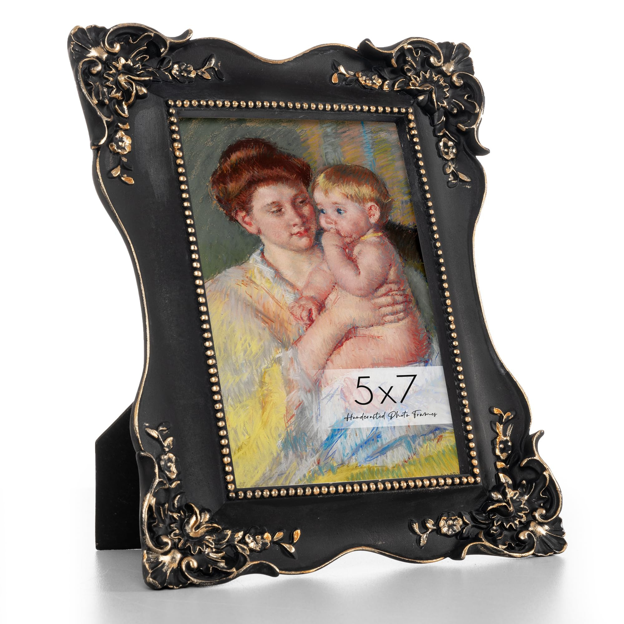 Axeman Vintage Picture Frames 5x7 | 5 x 7 Antique Picture Frame with Real Glass | Ornate 5x7 Pict... | Amazon (US)