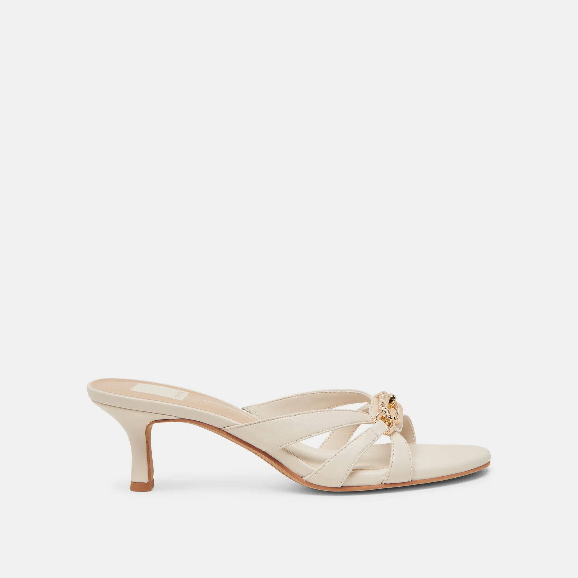 LERAH HEELS BONE LEATHER | DolceVita.com