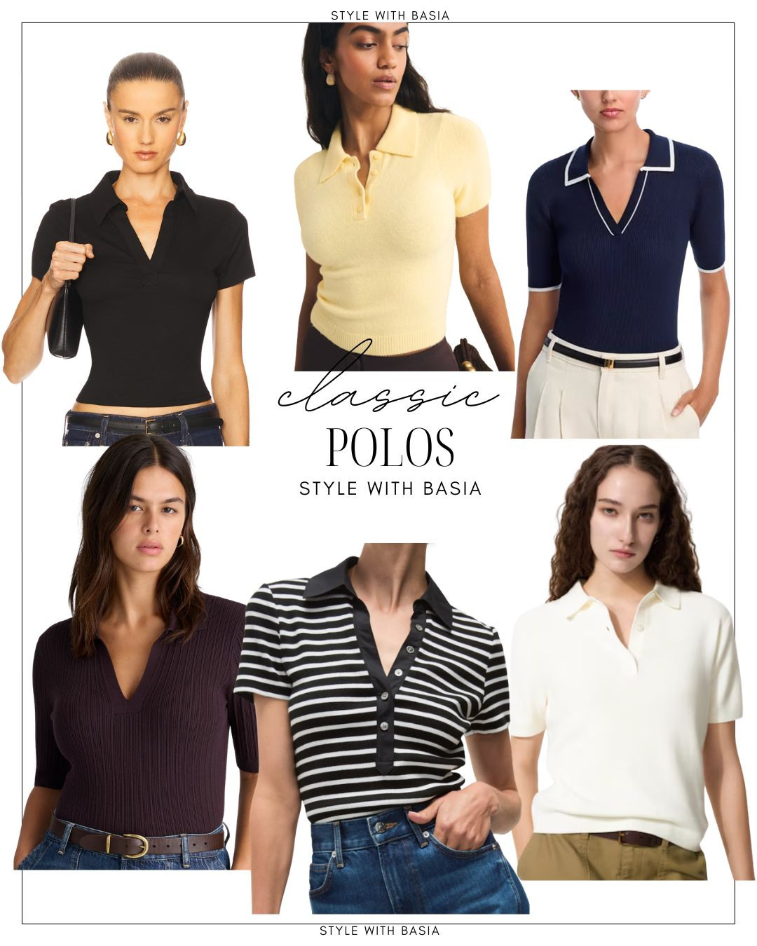 A classic polo shirt offers a beautiful balance between casual and polished. Slightly sportier than a T-shirt but just as easy to wear, it can add a timeless, effortless feel to everyday outfits. 🤍

#ClassicWardrobe #PoloShirt #TimelessStyle #ClassicStyle #WardrobeBasics #StyleWithBasia 

 