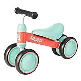 Retrospec Cricket Baby Walker Balance bike with 4 Wheels for ages 12-24 months (3659) Watermelon, On | Amazon (US)