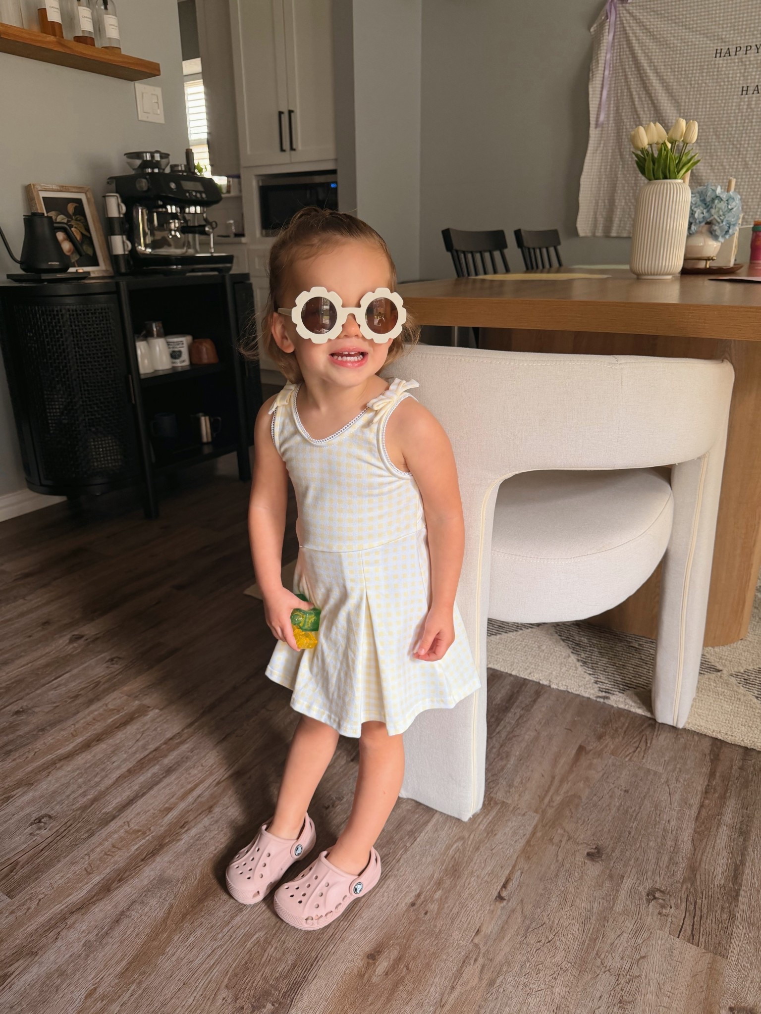 Gingham athletic dress for toddler girls the cutest bows on the straps 🎀💛

#LTKKids #LTKSpringSale #LTKmomlife