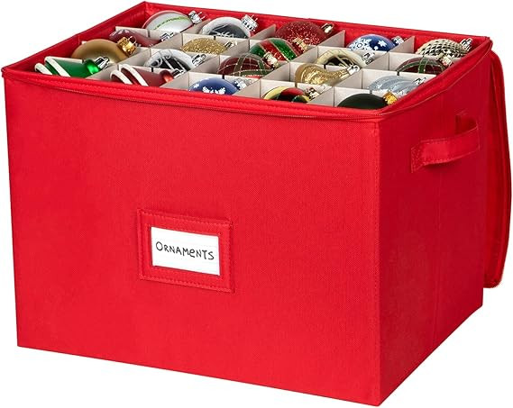 Christmas Ornament Storage Box - Christmas Decor Storage Containers that Store up to 80-3” Holi... | Amazon (CA)