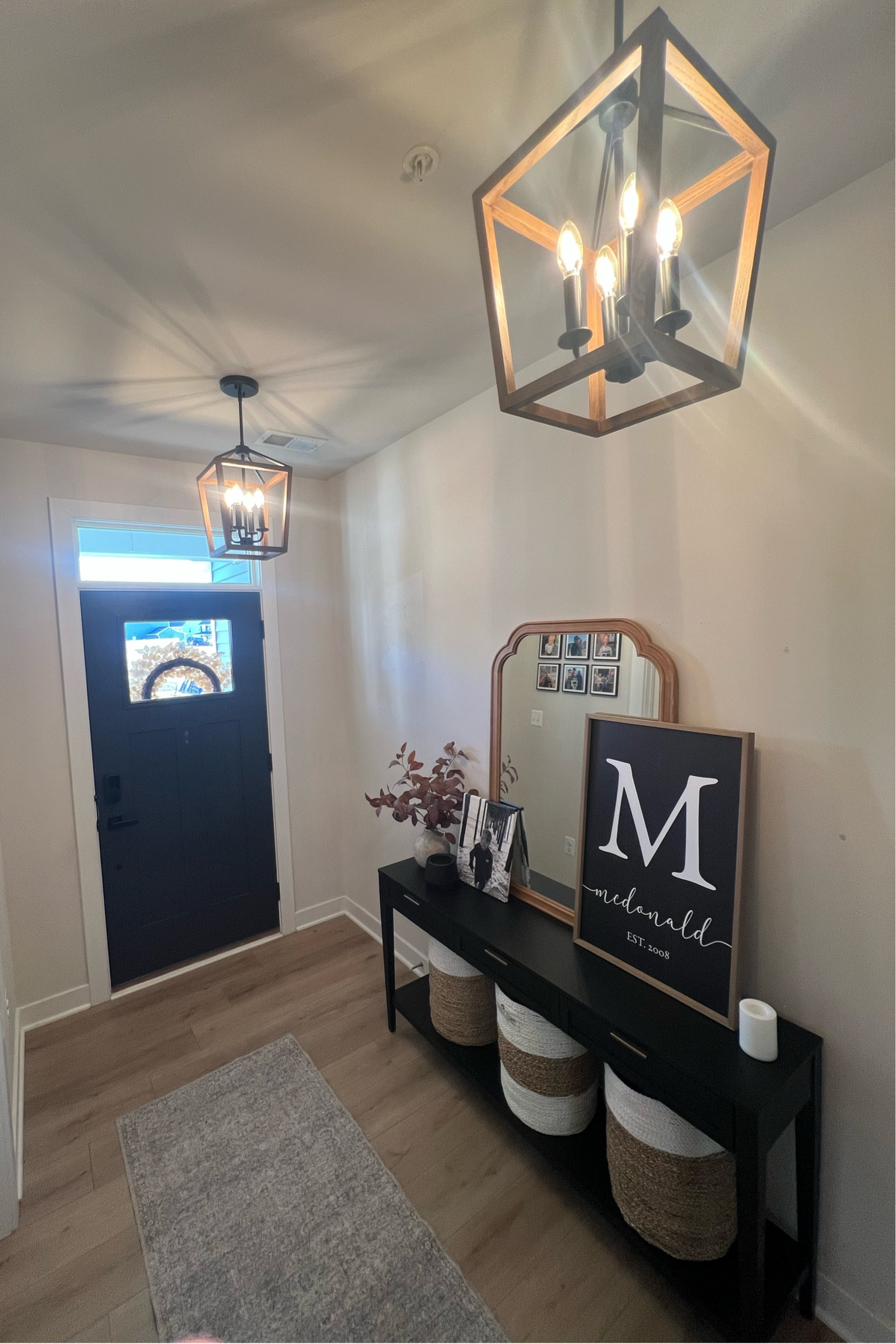 Our entry way is ever changing! Paint color is Iron Ore for the door. 

#LTKHome