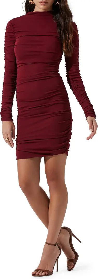 Ruched Long Sleeve Dress | Nordstrom