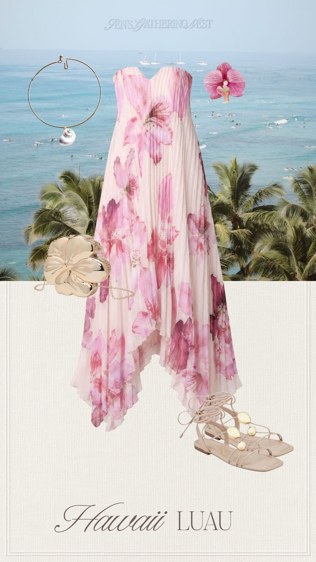 What I wore to a Luau in Hawaii 🌺

#hawaii #resortwear #dress #resortwear #luau #summerdress #vacationdress @AKIRA #sandals #orchid #vacay

#LTKSeasonal #LTKgrwm #LTKootd